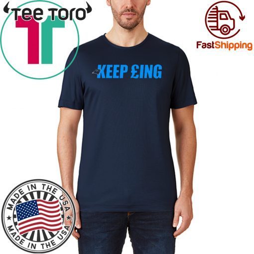 Keep £Ing Keep Pounding Ron Rivera Panthers Unisex T-Shirt