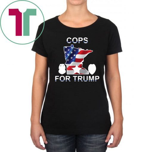 Cops For Vote Donald Trump 2020 Tee Shirt