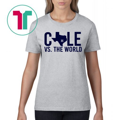 Verlander Cole 2019 Gerrit Cole Vs The World Tee Shirt