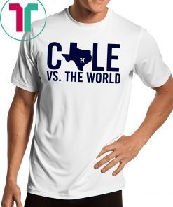 Verlander Cole 2019 Gerrit Cole Vs The World Tee Shirt