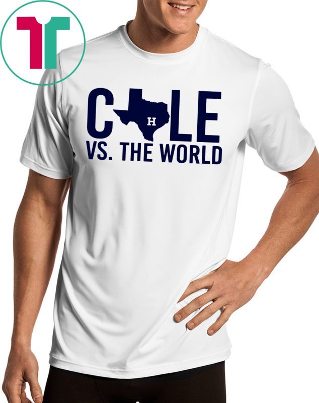 Verlander Cole 2019 Gerrit Cole Vs The World Tee Shirt