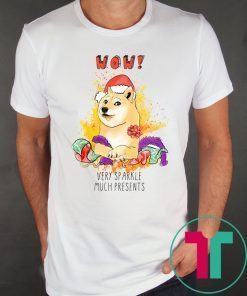 Very Sparkle Much Presents Doge Christmas Funny T-Shirts