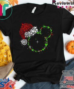 Walt disney mickey mouse glitter christmas shirt