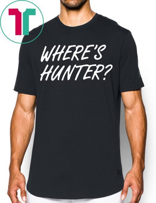 DONALD TRUMP IS SELLING 'WHERE'S HUNTER?' BIDEN SHIRTS