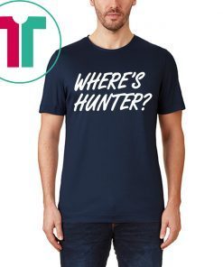 Where's Hunter T-Shirt for Mens Womens Kids