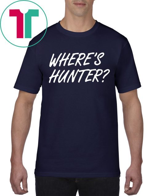 DONALD TRUMP IS SELLING 'WHERE'S HUNTER?' BIDEN SHIRTS