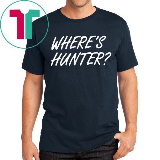 DONALD TRUMP IS SELLING 'WHERE'S HUNTER?' BIDEN SHIRTS