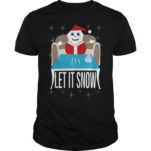 COKE SANTA LET IT SNOW SHIRT