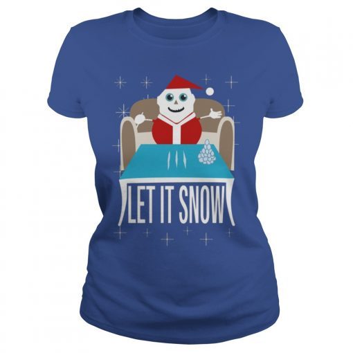 COKE SANTA LET IT SNOW SHIRT