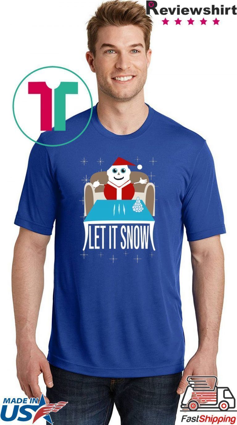 COKE SANTA LET IT SNOW SHIRT