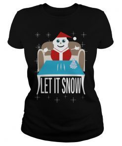 Walmart Cocaine Santa Let It Snow T-Shirt
