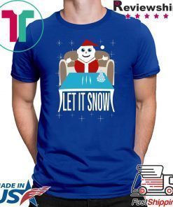 Cocaine Santa Let It Snow T-Shirt