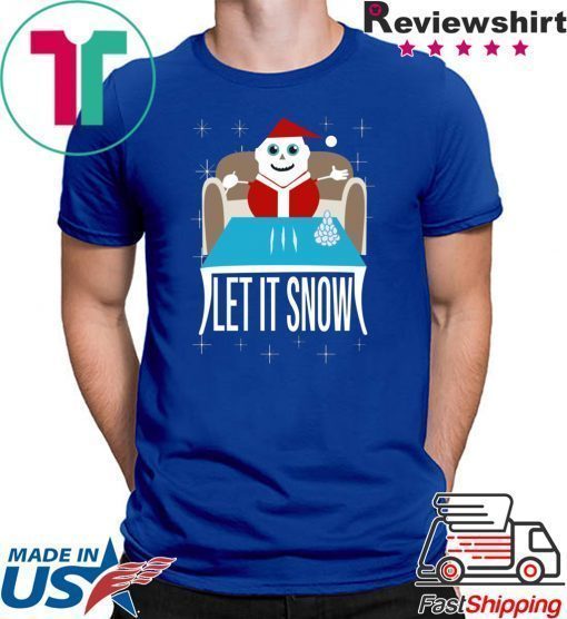 Cocaine Santa Let It Snow T-Shirt