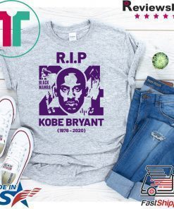 RIP Kobe Bryant Black Mamba Shirt