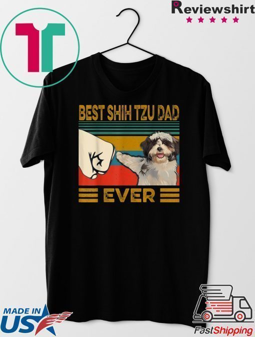 Best Shih tzu Dad Ever Gift T-Shirt