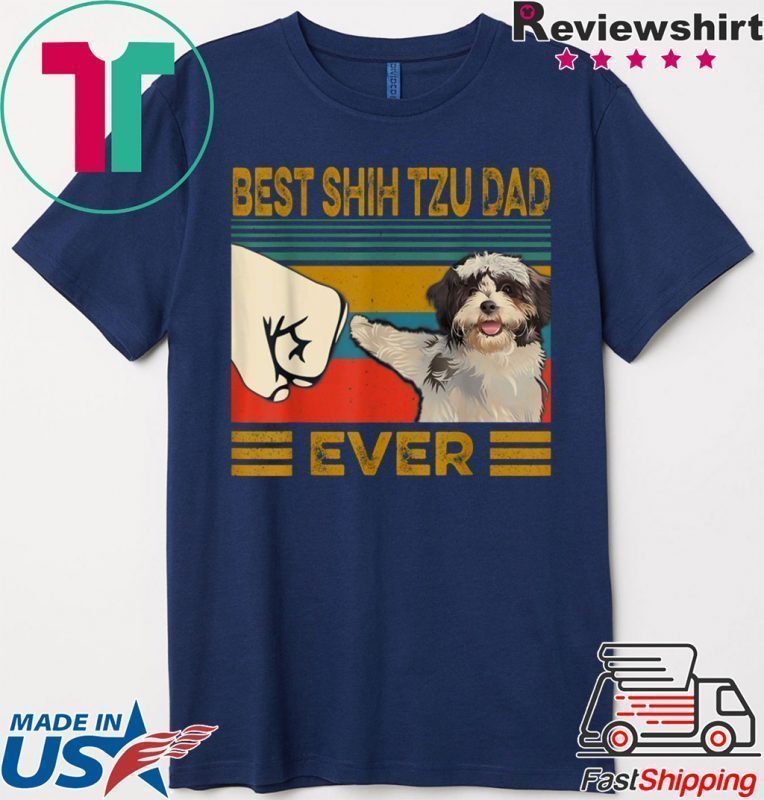 Best Shih tzu Dad Ever Gift T-Shirt