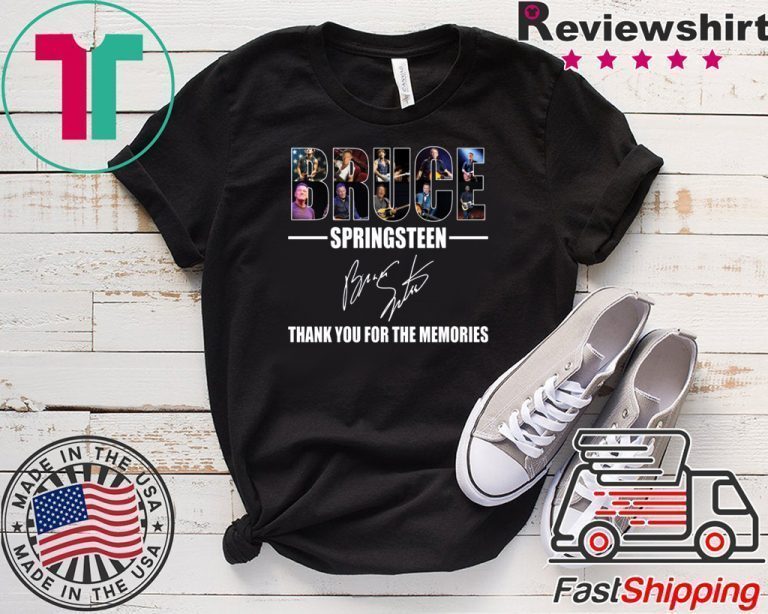 Bruce Springsteen thank you for the memories Shirts