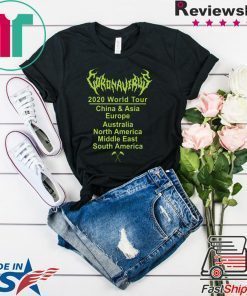 Coronavirus World tour Tee Shirts