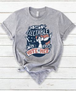 She’s Electable If You Fucking Vote For Her – Elizabeth Warren WomensWave T-Shirt