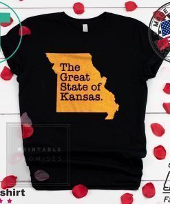 The Great State Of Kansas city chiefs championship Tee Shirts