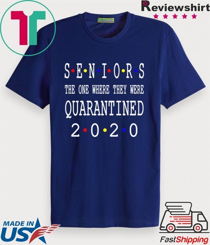 Class Of 2020 Graduation Senior Funny Quarantine Shirt Senior 2020 Shit Getting Real T-Shirt