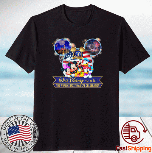 50 Years Of Walt Disney World The World’s Most Magical Celebration 2021 Shirts