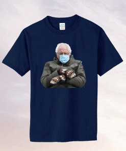 Bernie Mittens Meme Bernie Sanders Cold Inauguration Gift TShirt