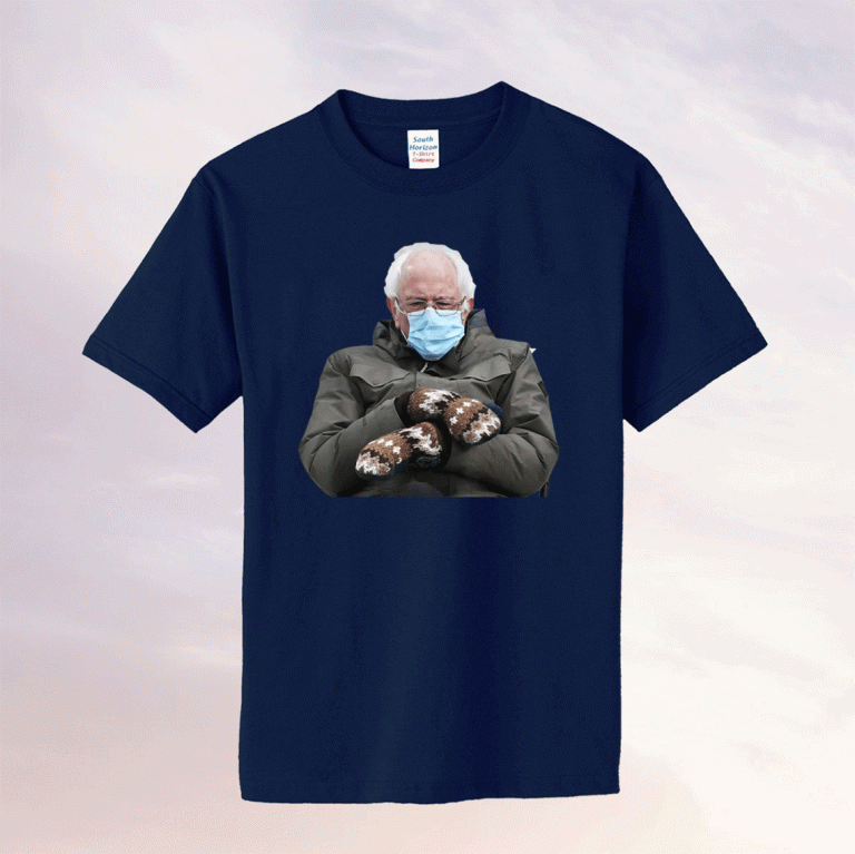 Bernie Mittens Meme Bernie Sanders Cold Inauguration Gift TShirt