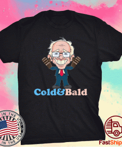 Bernie Sanders Mittens Inauguration Cold and Bald Comic Tee Shirt