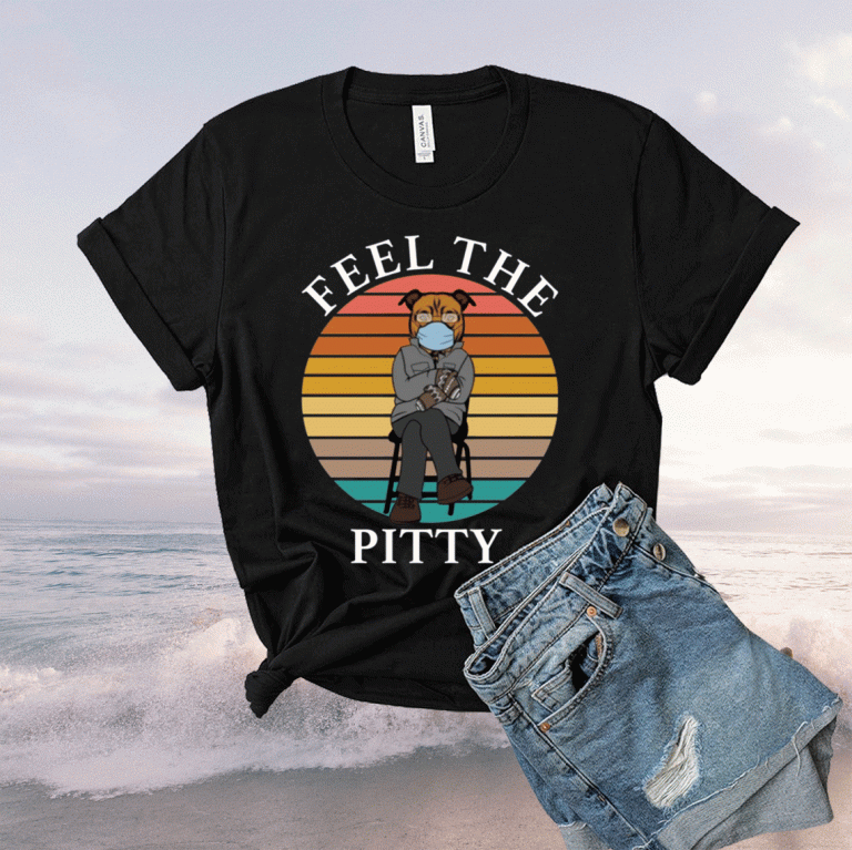 Bernie Sanders Pitbull feel the pitty vintage tshirt