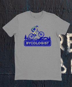 Bycologist funny Mountain Bike Bicylce Cycling Tee Shirt