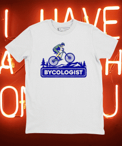 Bycologist funny Mountain Bike Bicylce Cycling Tee Shirt