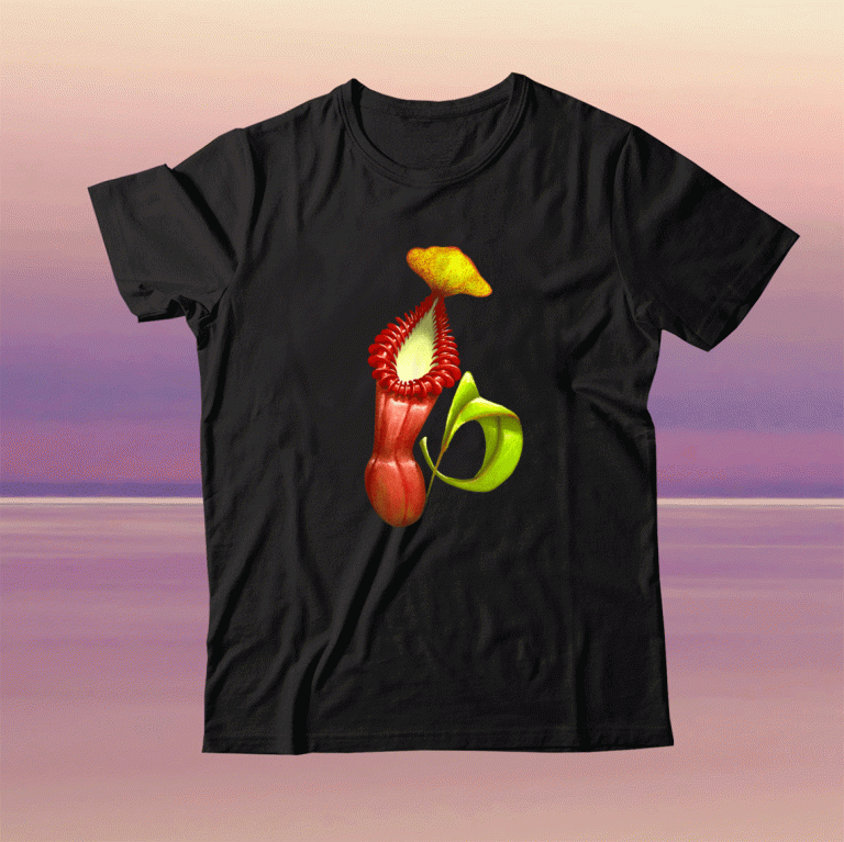 Carnivorous Plant Nepenthes Edwardsiana Botanical T-Shirt