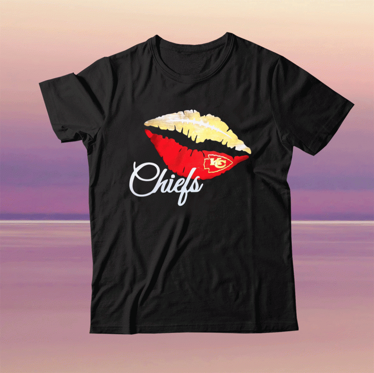 Chiefs lips 2021 tee shirt