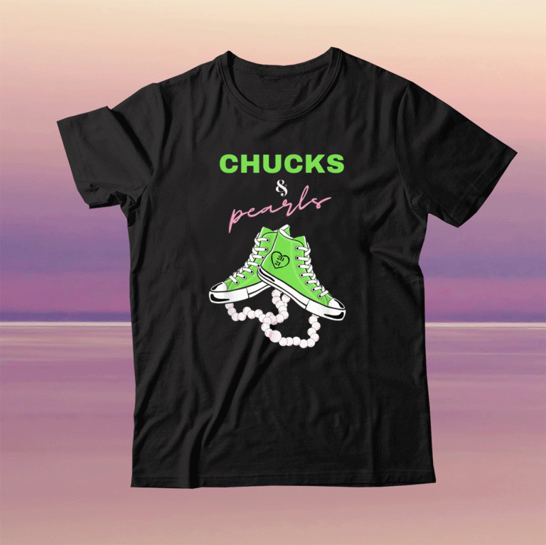 Chucks and Pearls 2021 AKA Tee Shirt
