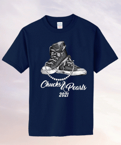 Chucks and Pearls 2021, Kamala Woman Tshirt Inauguration 2021 T-shirt, Feminist T-Shirt
