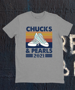 Vintage Chucks and Pearls Biden Harris 2021 Inauguration T-Shirt