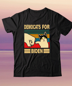 Democats for Cat Biden Biden Harris Tee Shirt