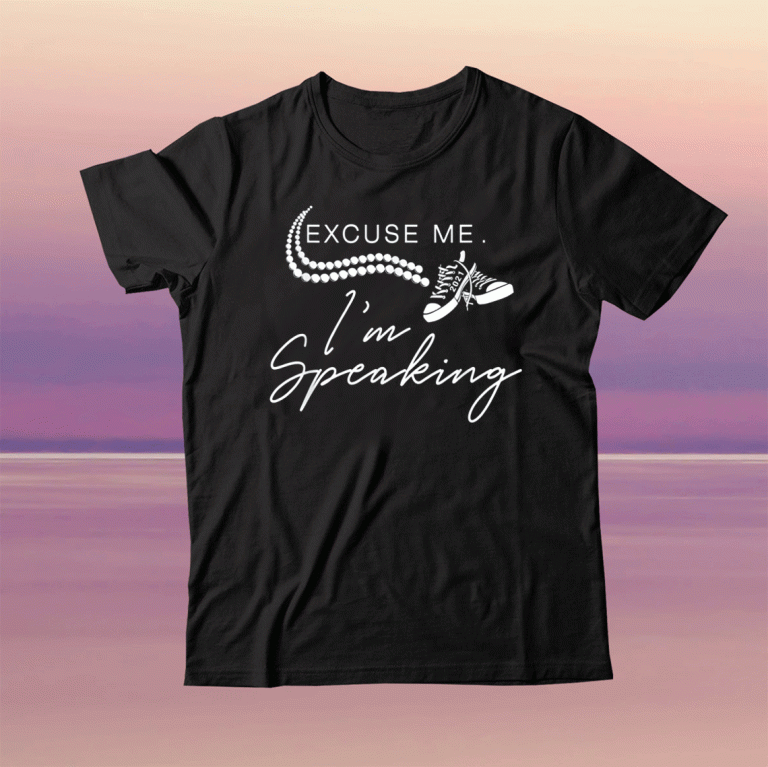 Excuse Me I'm Speaking Funny Pearls and Shoe Tee Shirt