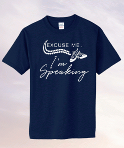 Excuse Me I'm Speaking Funny Pearls and Shoe Tee Shirt