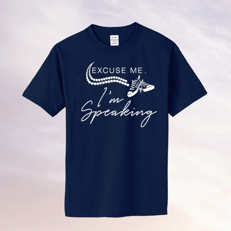 Excuse Me I'm Speaking Funny Pearls and Shoe Tee Shirt