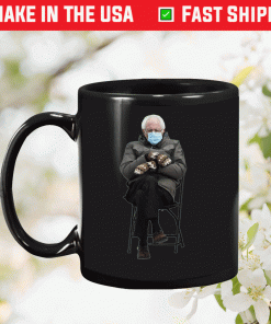 Funny Meme Mittens Bernie Sanders Mittens Mug