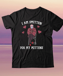Funny Meme Mittens Bernie Sanders Mittens Valentines 2021 Tee Shirt