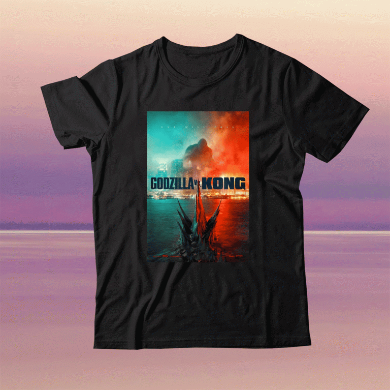 Godzilla vs Kong Official Poster Tee Shirt