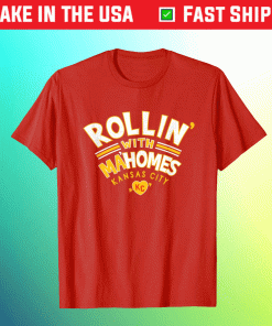 Kansas City Red Rollin With Ma homes KC Retro Styled Kc Fan Tee Shirt