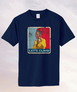 Vintage Let's Climb Amanda Gorman Poet Inauguration 2021 T-Shirt