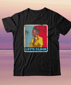 Vintage Let's Climb Amanda Gorman Poet Inauguration 2021 T-Shirt
