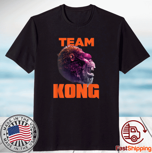 Godzilla vs Kong Team Kong Neon 2021 Shirts