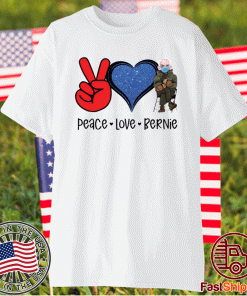 Official Peace Love Bernie 2021 TShirt