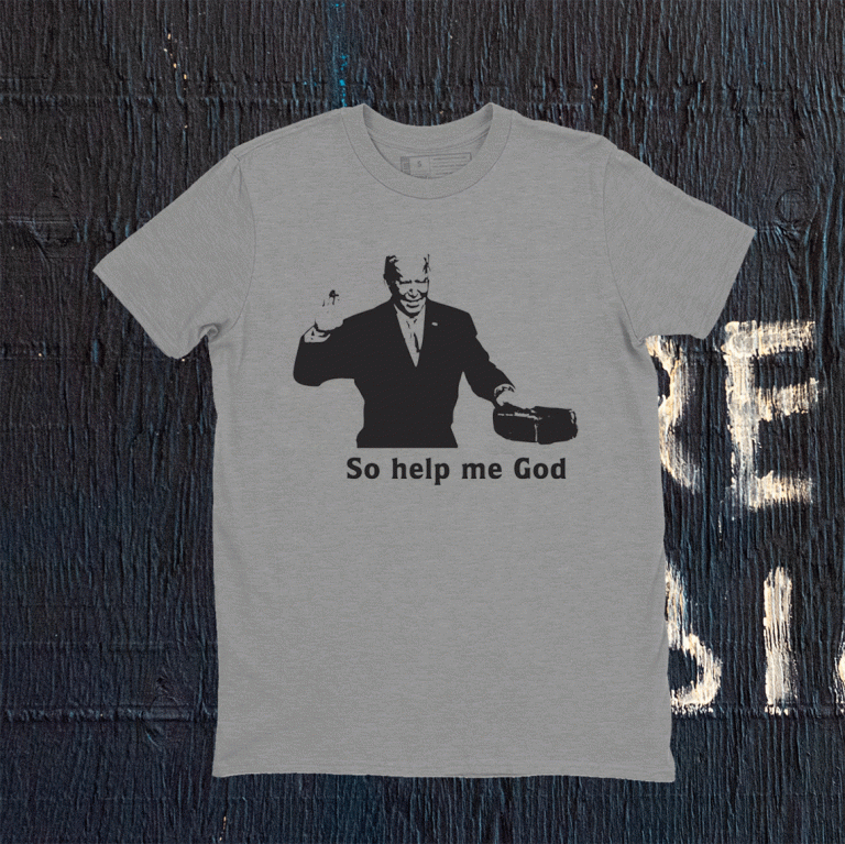 President Joe Biden Ought Speech So help me God Tee Shirt